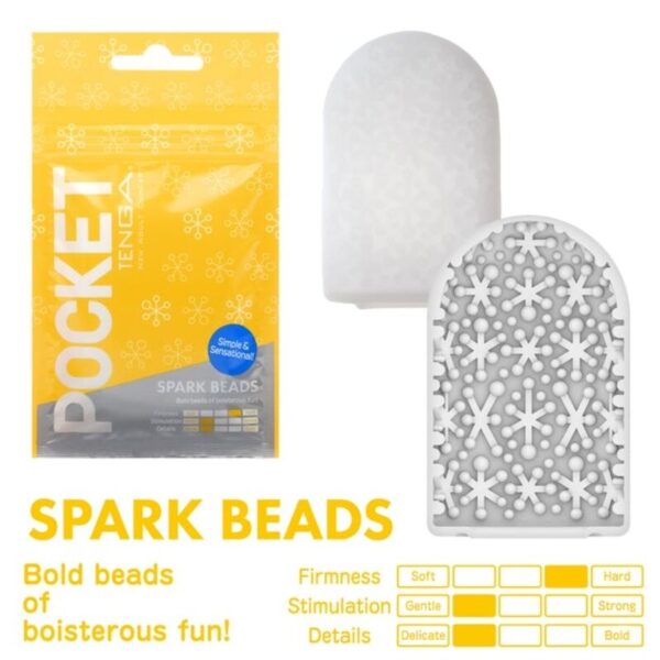 TENGA - MASTURBATEUR DE POCHE SPARK BEARDS