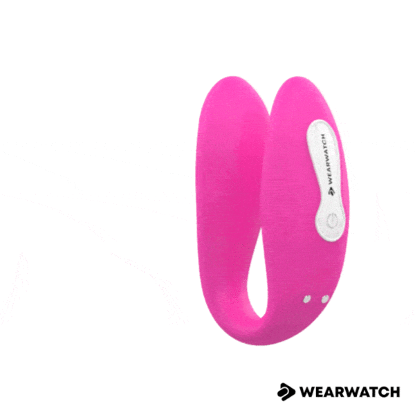 WEARWATCH - TECHNOLOGIE SANS FIL DUAL PLEASURE WATCHME FUCHSIA / SNOWY