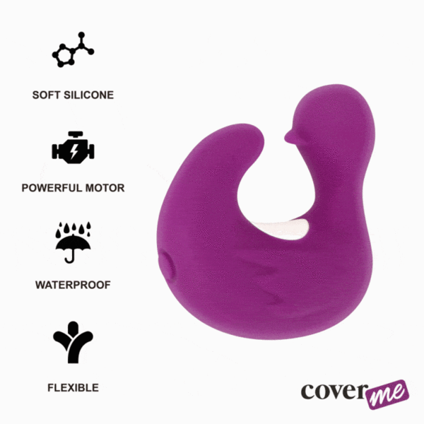 COVERME - DÉ À DÉS STIMULANT RECHARGEABLE EN SILICONE