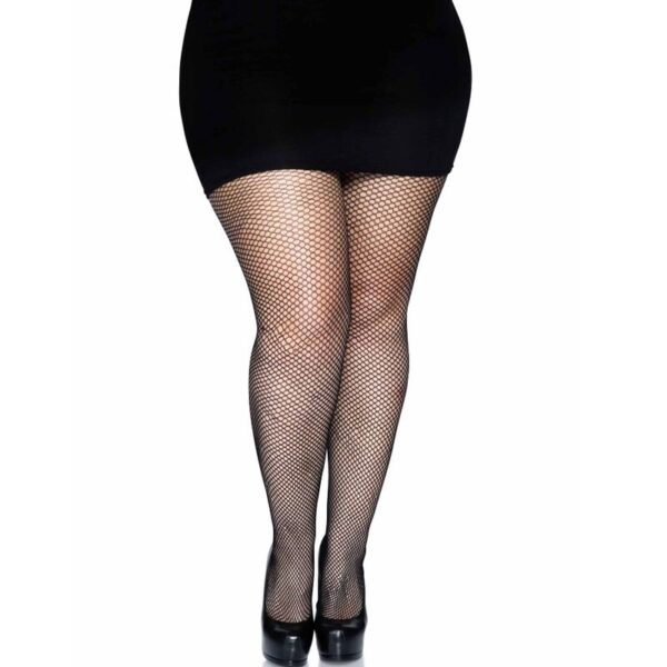 LEG AVENUE - COLLANTS COUTURE ARRIÈRE - NOIR GRANDE TAILLE