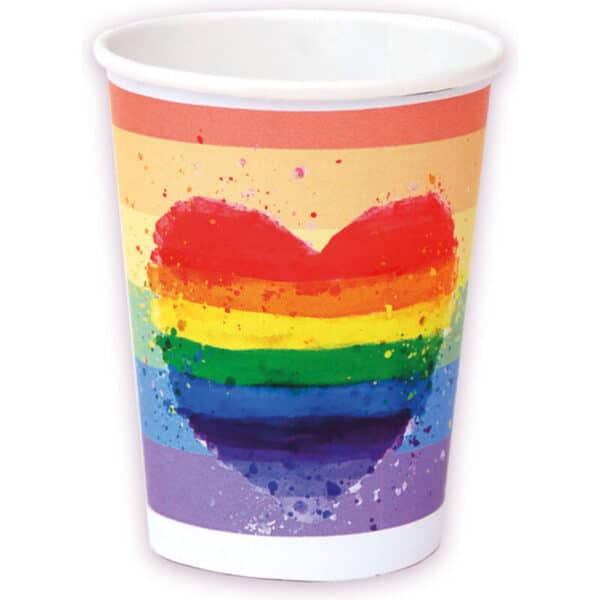 PRIDE - SET 8 TASSES DRAPEAU LGBT