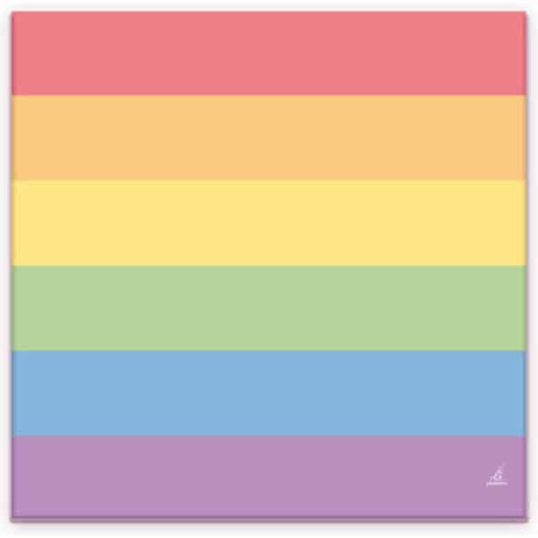 PRIDE - SET 20 SERVIETTES DRAPEAU LGBT