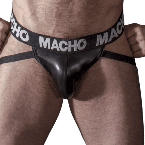 MACHO - MX25NC JOCK CUIR NOIR S