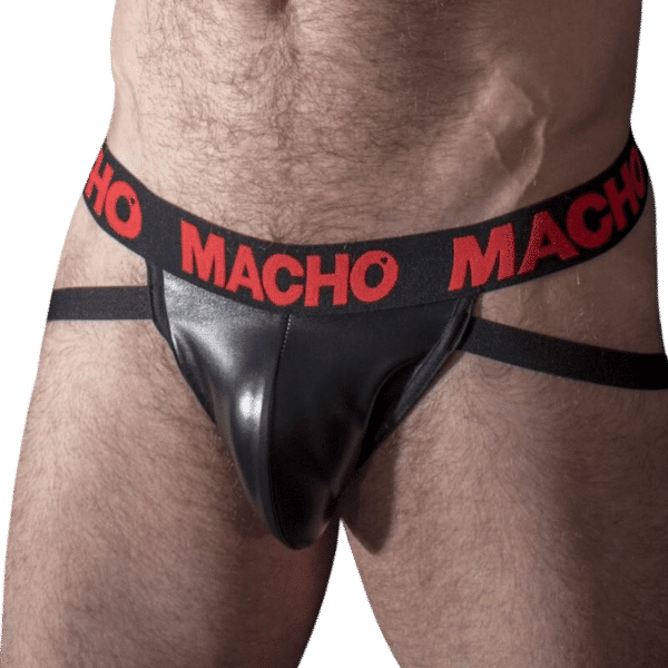 MACHO - MX25RC JOCK CUIR ROUGE S