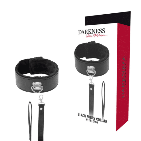 DARKNESS - COLLIER AVEC LAISSE TITANE