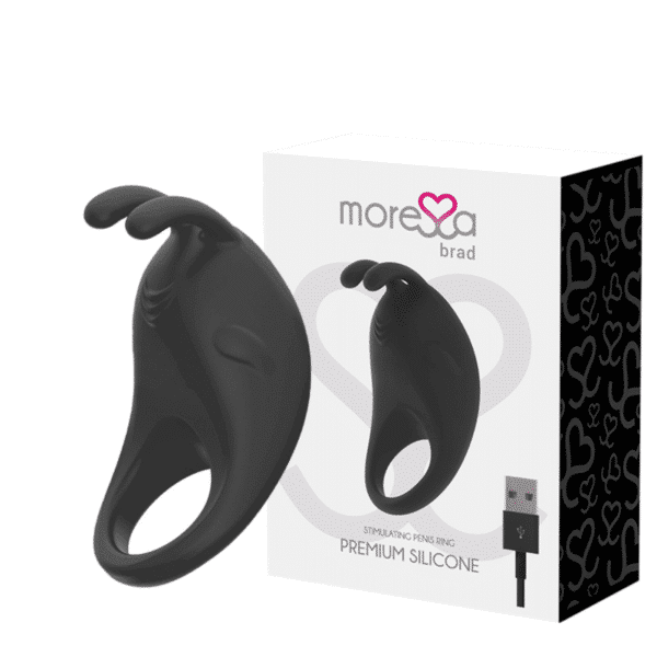 MORESSA - BRAD PREMIUM SILICONE RECHARGEABLE NOIR