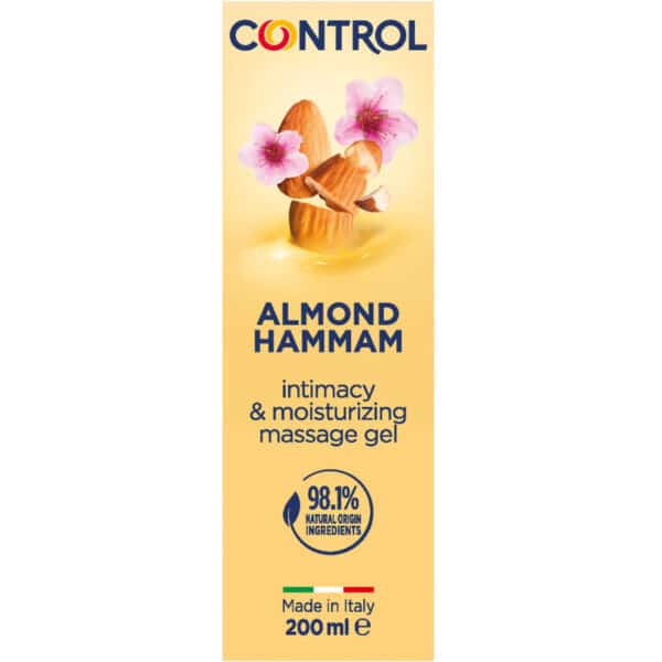 CONTROL - GEL DE MASSAGE HAMMAM AUX AMANDES 3 EN 1 200 ML