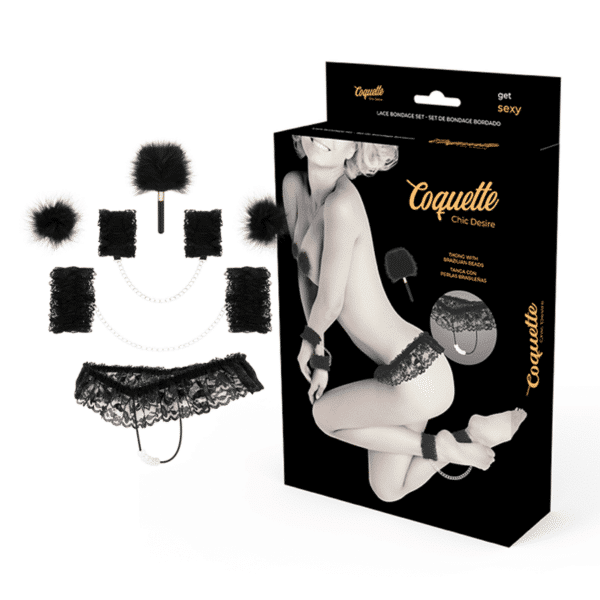 COQUETTE CHIC DESIRE - ACCESSOIRES DENTELLE BONDAGE SET DELUXE