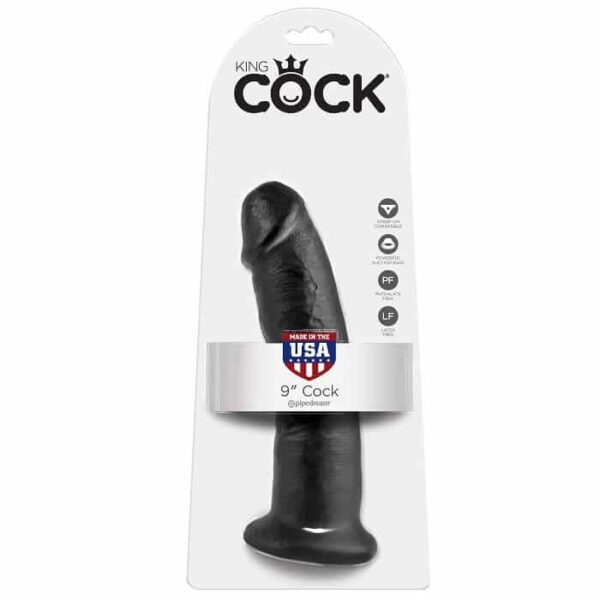 KING COCK - 9 GODE NOIR 22.9 CM