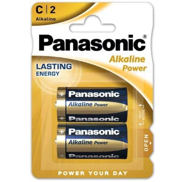 PANASONIC - BATTERIE BRONZE C LR14 2 UNITÉS