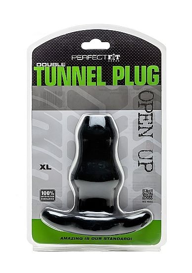 PERFECT FIT BRAND - BOUCHON DOUBLE TUNNEL XL GRAND NOIR