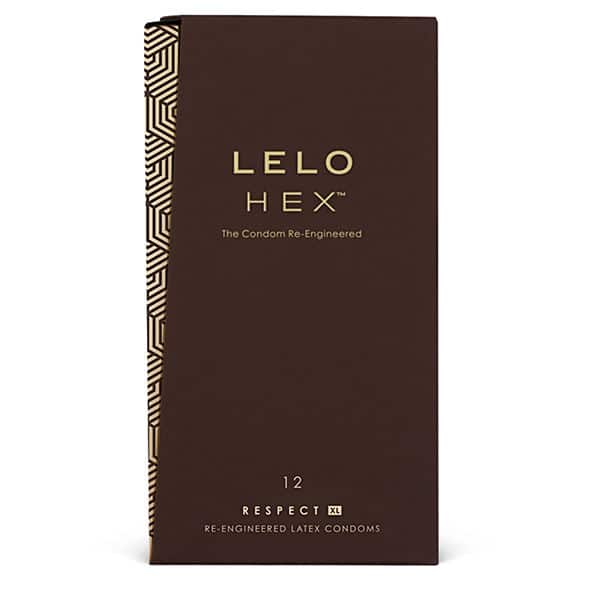 LELO - PRÉSERVATIFS HEX RESPECT XL PAQUET DE 13