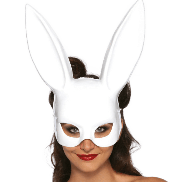 LEG AVENUE - MASQUERADE MASQUE DE LAPIN BLANC