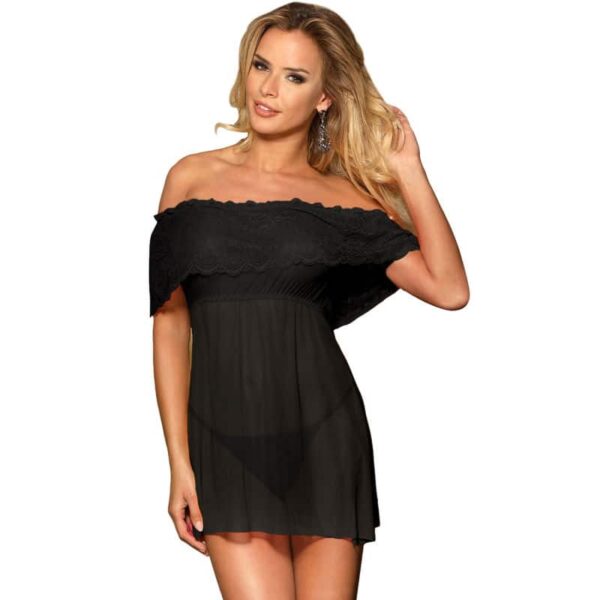 SUBBLIME - DRESSES ROBE COURTE SUBBLIME + STRING NOIR L / XL