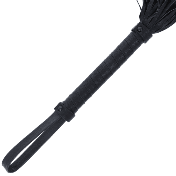 DARKNESS - FLOGGER NOIR 42CM CUIR