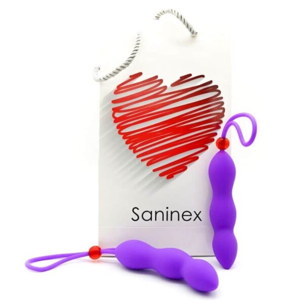 SANINEX - PLUG ANAL CLIMAX AVEC ANNEAU PÉNIS LILAS