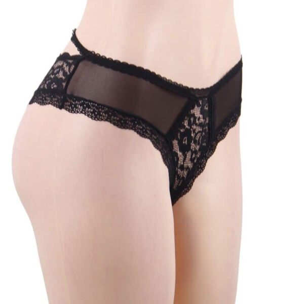 QUEEN LINGERIE - CULOTTE DENTELLE FLORALE S/M