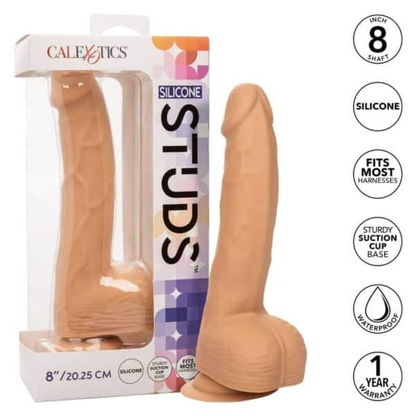 CALEXOTICS - CLOUS EN SILICONE 20.32 CM PEAU