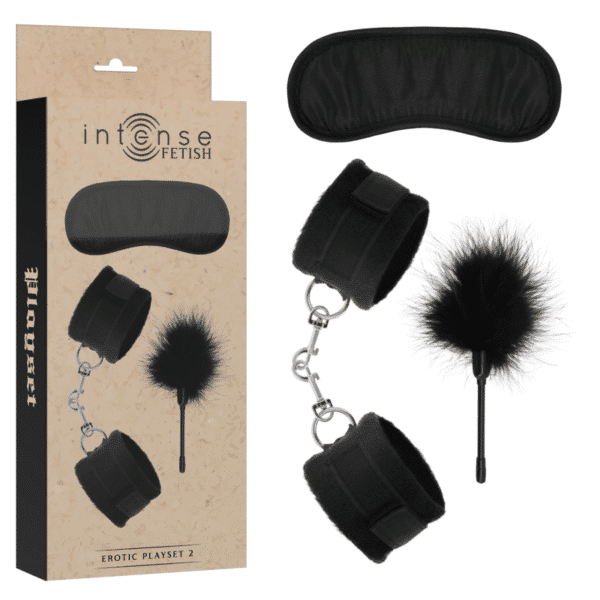 INTENSE - FETISH PLAYSET ÉROTIQUE 2 AVEC MENOTTES